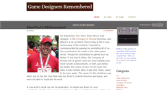 Desktop Screenshot of gamedesignersremembered.com
